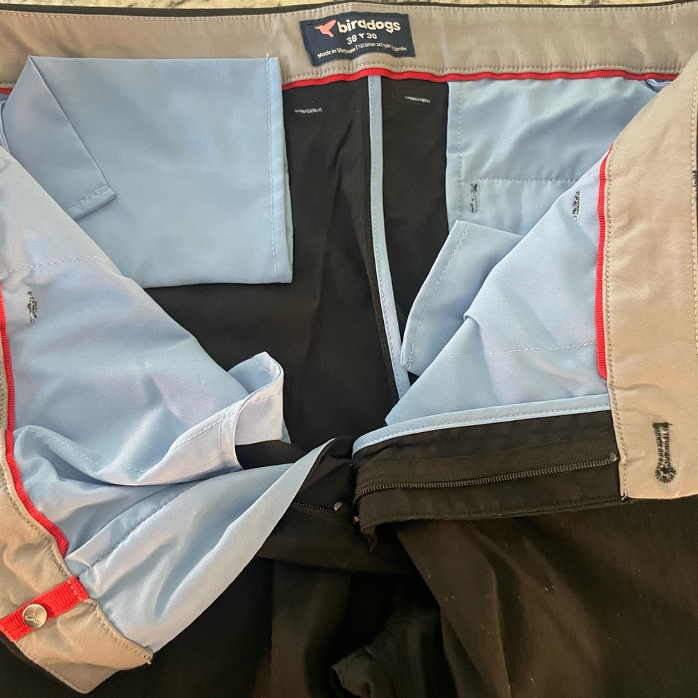 Birddogs Classic Black Straight-Leg Pants 38x30 - Picture 3 of 5
